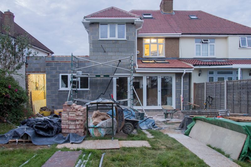 a home under construction