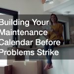 Building Your Maintenance Calendar Before Problems Strike